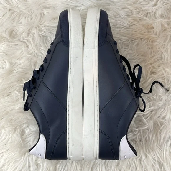 ARMANI EXCHANGE Logo Detail Lace Up Sneakers Size 12 - Picture 9 of 14